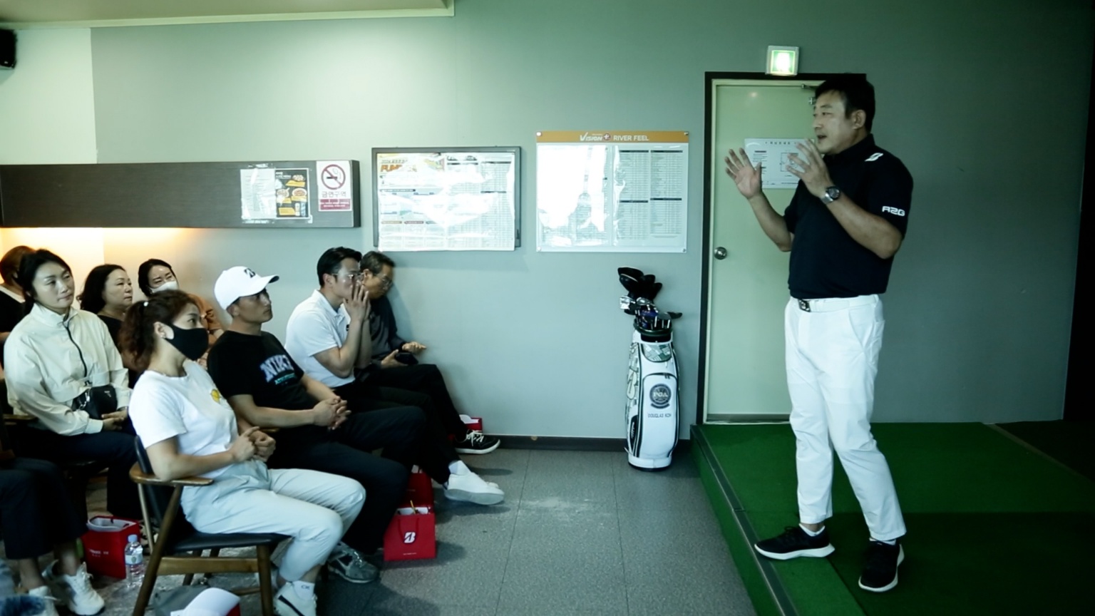 고덕호 PGA 아카데미 현장 방문 레슨 사진 1