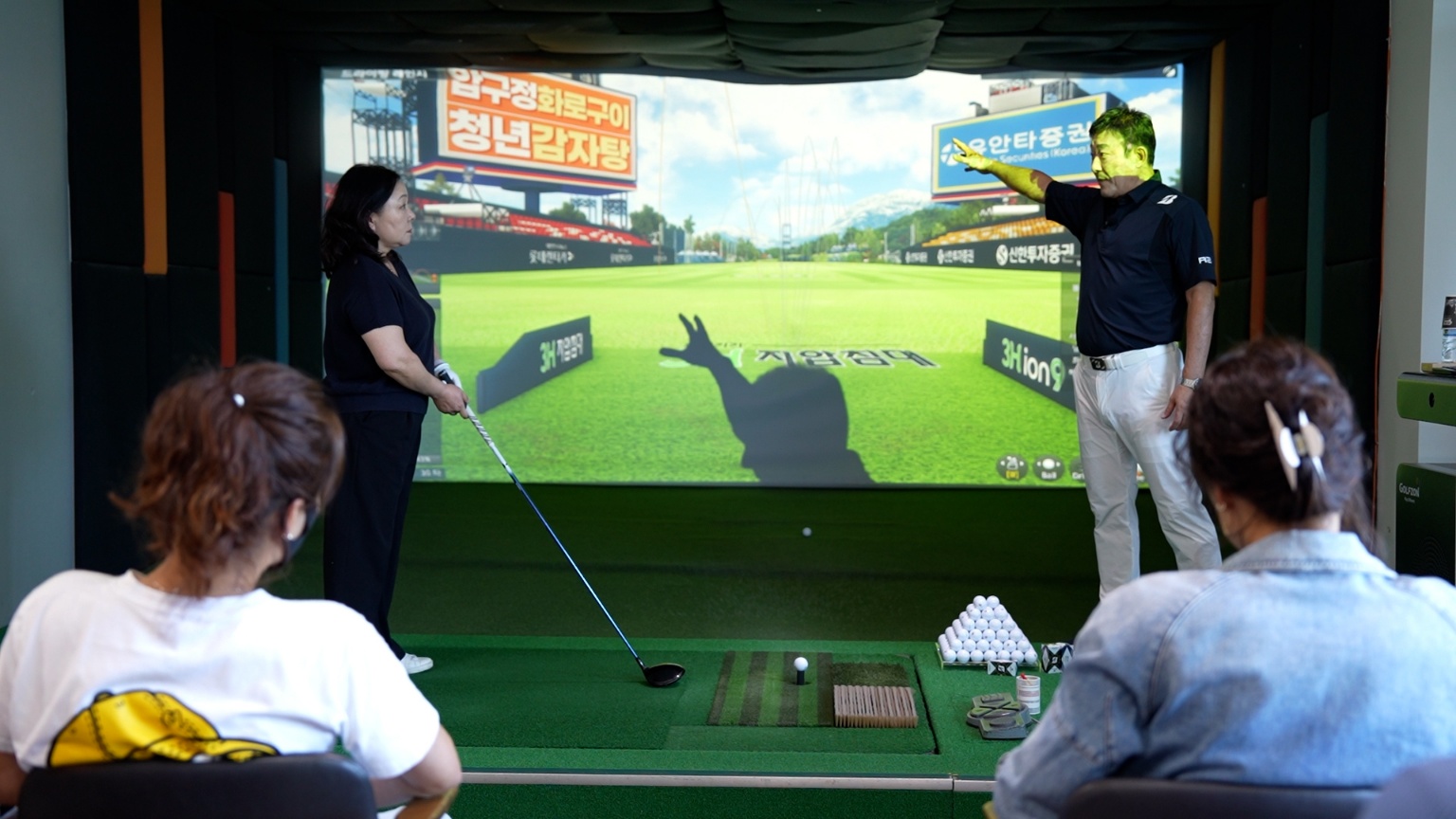 고덕호 PGA 아카데미 현장 방문 레슨 사진 2